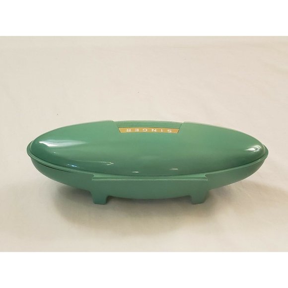 Vintage 1960s Singer Buttonholer Sewing Attachment With Green Case - Picture 6 of 7